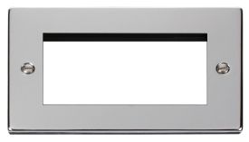 VPCH312  Deco Victorian Double Plate (Quad Media Module Aperture)
